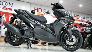 Yamaha NVX 155i VVA ABS 2021 - Đen Nhám - Aerox 2021 Matte Black - Walkaround