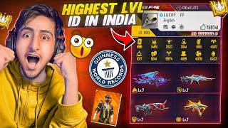 HIGHEST LvL ID In India100+ LvL In Free Fire [A_s Gaming] - Free Fire Max