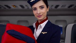 ASMR Deutsch Roleplay im Flugzeug: First Class Flugbegleiterin  Luxus Flug Stewardess ASMR Roleplay