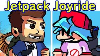 Friday Night Funkin' VS Barry Steakfries Week | Jetpack Joyride Minigame (FNF MOD/HARD/BF)