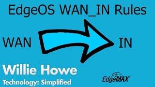 EdgeOS WAN IN Firewall Rules