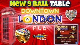 NEW TABLE  DOWNTOWN LONDON PUB ️ 9 BALL RULES  FREE CLUE TOKENS 