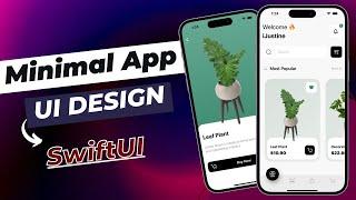 Minimal App UI Design - SwiftUI - Xcode 14