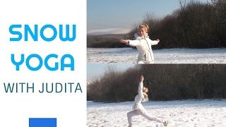 Snow yoga with Judita Berkova and Yoga Life Happy Life