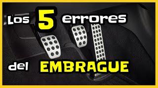 5 ERRORES de PRINCIPIANTE al usar el EMBRAGUE