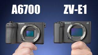 Sony A6700 vs Sony ZV-E1