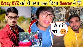 Crazy XYZ के Amit Bhai मिले Sourav joshi vlogs को  | Crazy XYZ| Sourav Joshi | Piyush Joshi #shorts