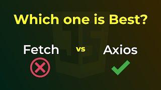 Fetch vs Axios: Which One Should Beginners Use in 2025? | Geekboots