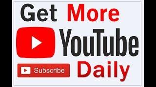 Get More Channel Subscribers Daily by TS Tech Talk #YOUTUBE