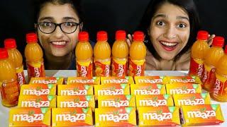 30 MAAZA DRINKING CHALLENGE | UNLIMITED MANGO FROOTI DRINKING CHALLENGE | MANGO JUICE CHALLENGE