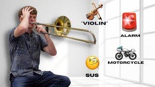 Emoji Sounds on Trombone