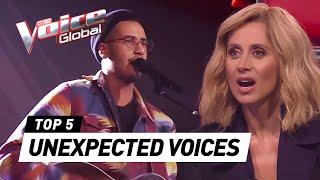 Most UNEXPECTED VOICES in The Blind Auditions of The Voice