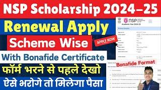 National Scholarship Renewal 2024-25Apply | NSP Scholarship Renewal Kaise kare 2024 | Step by Step