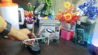 Adjustable soldering stand unboxing || soldering iron kit review \\ magnifying glass with stand