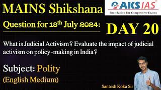 Day 20 (Polity) - Mains Shikshna Free Initiative #dailyanswerwriting #mains #upsc #group1 #tspsc