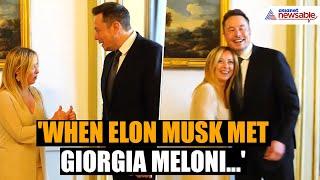 'When Elon Musk met Giorgia Meloni': Old Video Circulates Before Atlantic Council Award