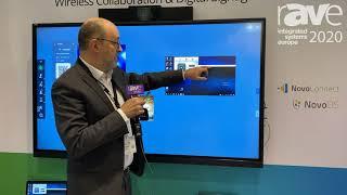 ISE 2020: Vivitek Intros NovoTouch Corporate Video Conference Touch Panel With Document Management