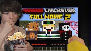 REACTING TO PARKOUR CIVILIZATION 2 IN MINECRAFT