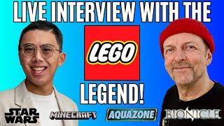 Live Interviewing a LEGO Legend: CHRISTIAN FABER, Co-Creator of LEGO Bionicle, Star Wars, and More!