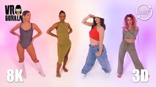 VR Dance - The Studio Sessions (4 Girl Dancers) MAXIMUM - 8K 3D 360 Video