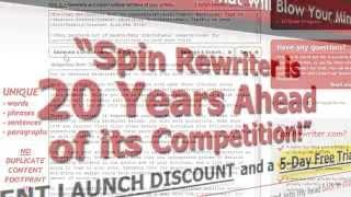 Spin Rewriter Best article rewriting software for pc and Mac
