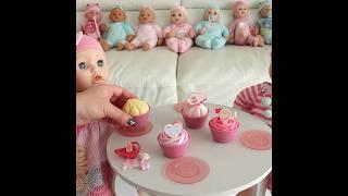 Baby Born Baby Annabell's Birthday Cupcake Party #creativeplaytime #pretendplay #childrenstoys