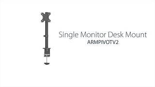 Articulating Monitor Arm with 2x USB 3.0 Ports - ARMPIVOTV2 | StarTech.com