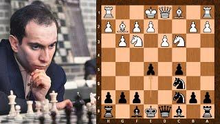 Reverse Maroczy bind! - Berg vs Mikhail Tal - English Opening: Symmetrical