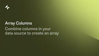 How to create Array Columns in Glide to combine data | Glide Apps Tutorial