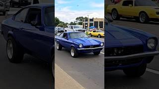 1971 Chevrolet Vega Blue Classic Car Drive By Engine Sound Woodward Dream Cruise 2024