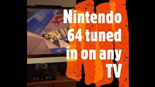 Analogue tune your N64 to any television/TV (Nintendo 64) 2024 How to tutorial play N64 on 4k smart