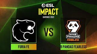 FURIA fe vs 9 Pandas Fearless | Map 1 Anubis | ESL Impact Katowice 2023