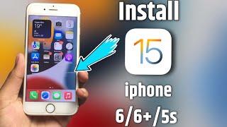 How to install IOS 15 in iPhone 6/ 6+/5s - Officially - How to Get IOS 15 update in iphone 6