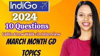 Indigo Cabin crew interview | Group Discussion part-1 | Recently Asked Questions