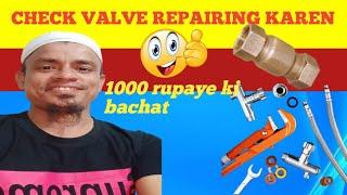 Check valve repairing nrv