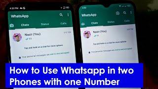 How to Use Whatsapp in Two Phones with One Number 2023- Sky tech