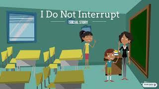 I Do Not Interrupt   Social Story for Special Education Students