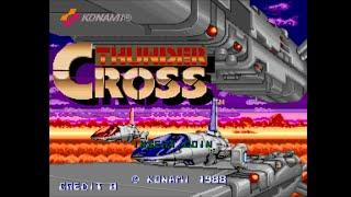 Thunder Cross (サンダークロス).[Arcade - 1988, Konami]. 1CC. 60Fps.