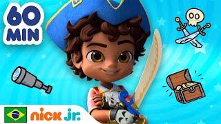 Santiago dos Mares | Os melhores salvamentos de piratas e sereias por 30 min! | Nick Jr em Português