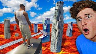 The FLOOR IS LAVA In GTA 5.. (Mods)