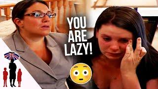 Supernanny accuses single mom of being lazy! | Supernanny USA