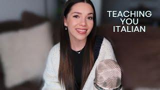 ASMR in Italian  Teaching You Words and Phrases