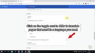 How to enable automatic website translation in Google Chrome - Windows / Mac OS