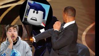 Will Smith Slap in Roblox.. Roblox slap Meme