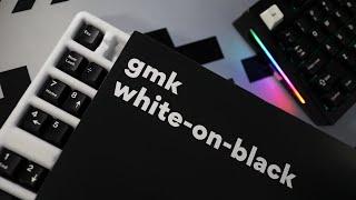 My first GMK Keycap Set! Is it worth it? GMK Keycap Review + White on Black Unboxing + Sound Test