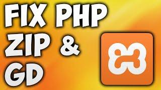 How to Fix PHP Extension ZIP & GD Not Installed or Enabled in XAMPP | Install PHP ZIP & GD Extension