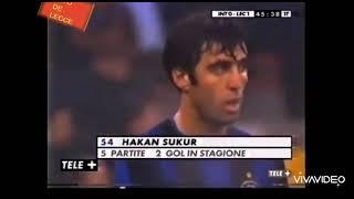 Hakan Şükür'ün Inter'de oynadığı en iyi maçlarından biri. Inter - Lecce. 2000-01.