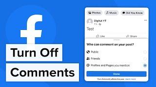 How to Turn Off Comments on Facebook (2022)