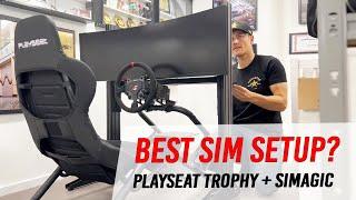 Is this the BEST SIM drifting setup? (Playseat Trophy + Simagic Alpha Mini)