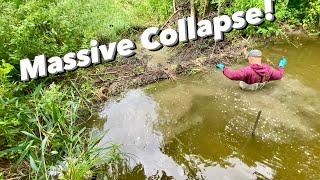 Chest Level Beaver Dam Collapse!